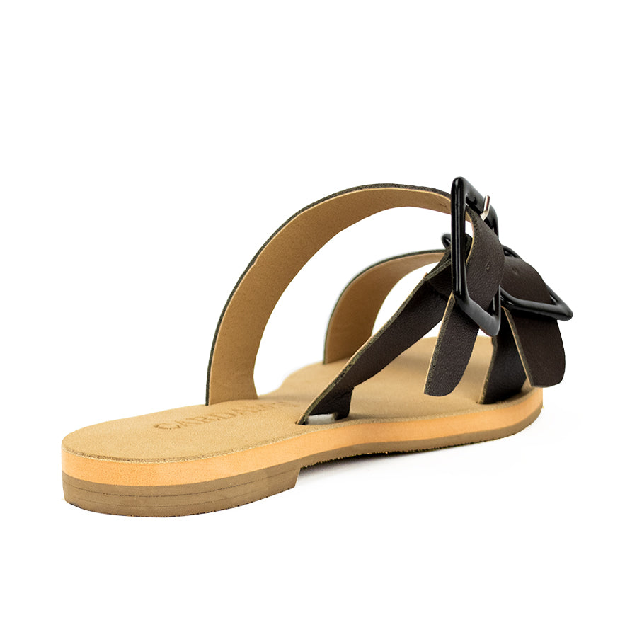 Cardams ECLA RSS 00007 Cream/Mocha/Brown Women Flats