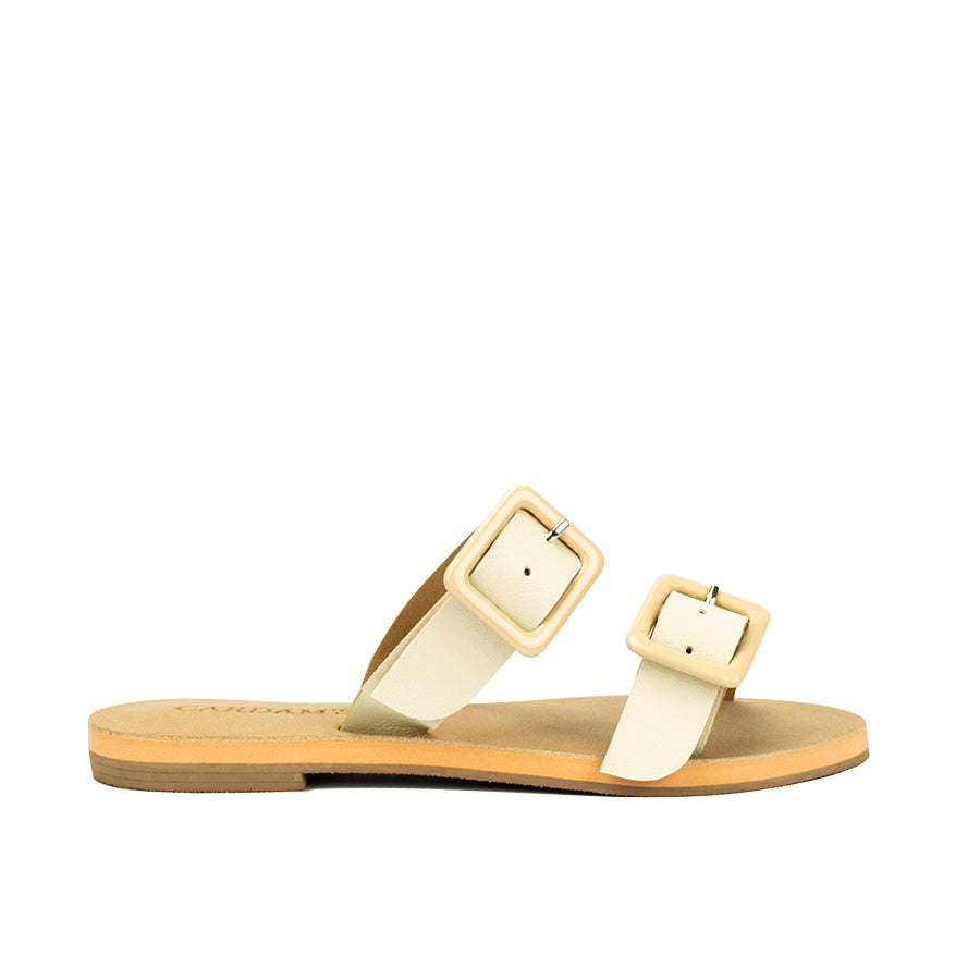 Cardams ECLA RSS 00007 Cream/Mocha/Brown Women Flats
