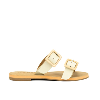Cardams ECLA RSS 00007 Cream/Mocha/Brown Women Flats