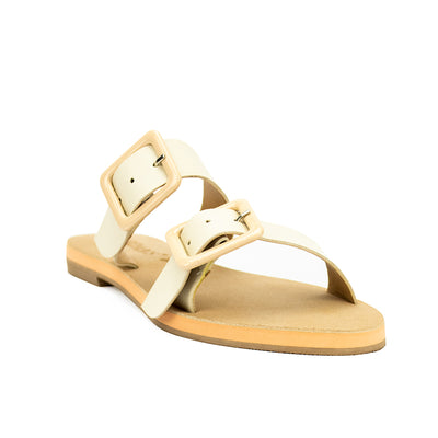 Cardams ECLA RSS 00007 Cream/Mocha/Brown Women Flats