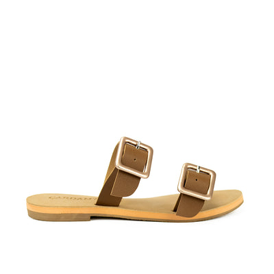 Cardams ECLA RSS 00007 Cream/Mocha/Brown Women Flats