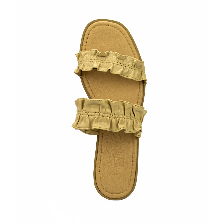 Cardams ECLA RSS 00009 Beige/Silver/White Women Flat Sandals