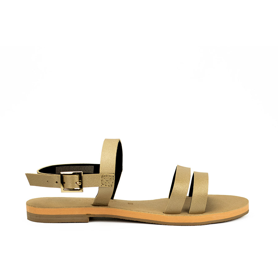Cardams ECLA RSS 00012 GOLD Women Flat Sandals