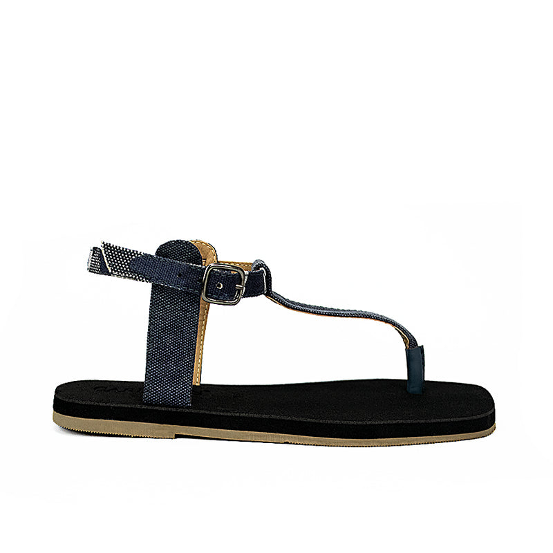 Cardams ECLA RSS 00042 Blue Flat Sandals