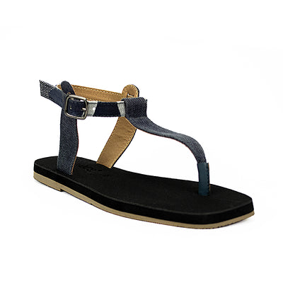 Cardams ECLA RSS 00042 Blue Flat Sandals