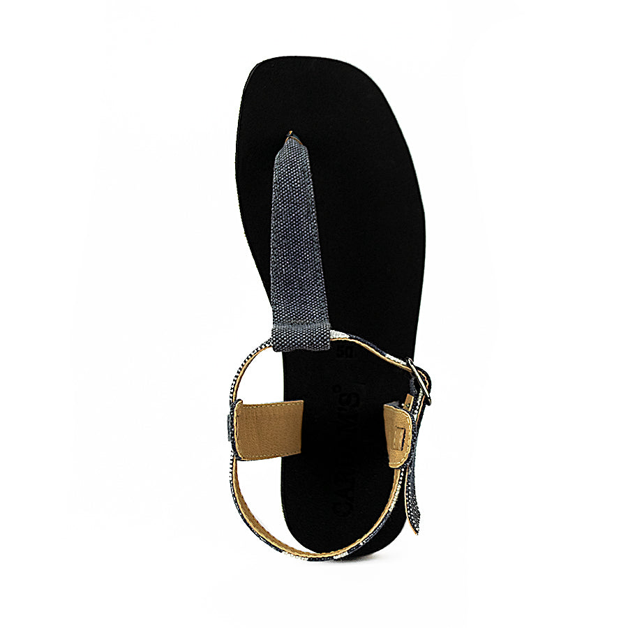 Cardams ECLA RSS 00042 Blue Flat Sandals