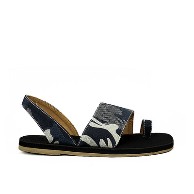 Cardams ECLA RSS 00044 Blue Flat Sandals