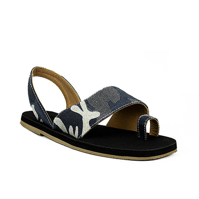 Cardams ECLA RSS 00044 Blue Flat Sandals