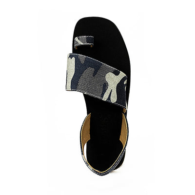 Cardams ECLA RSS 00044 Blue Flat Sandals