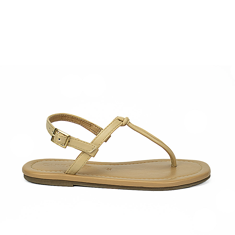 Cardams ECLA RSS 00050 Cream/Tan Flat Sandals