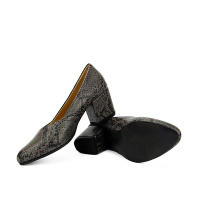 Cardams ECLA RSS 00076 Black/Black Gold Women Pumps