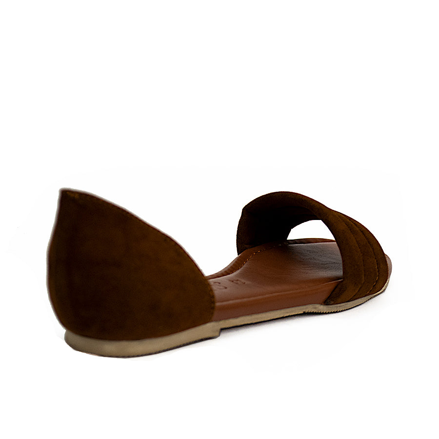 Cardams ECLA RSS 00022 Dark Brown/Taupe Women Flat Sandals