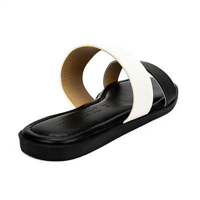 Cardams ECLA RSS 00023 Black/Brown/Cream Women Flat Sandals