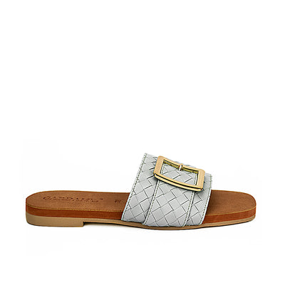 Cardams ECLA RSS 00025 Brown/Light Green/Mocha Beige Women Flat Sandals