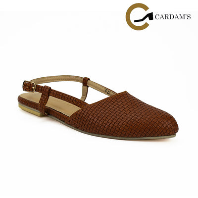 Cardams ECLB CN 00114 Brown/Cream/Tan Women Mules
