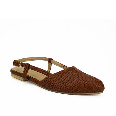 Cardams ECLB CN 00114 Brown/Cream/Tan Women Mules