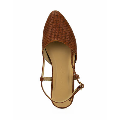 Cardams ECLB CN 00114 Brown/Cream/Tan Women Mules
