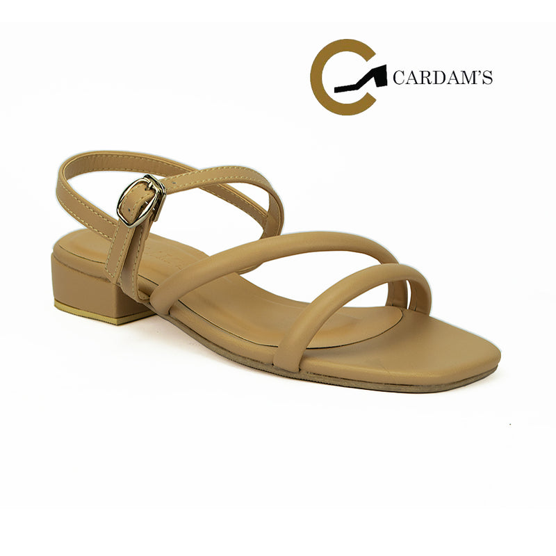 Cardams ECLB ED 00128 Beige/Black/Olive Green/Tan/White Women Heeled Sandals