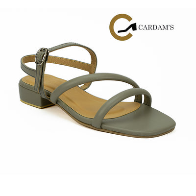 Cardams ECLB ED 00128 Beige/Black/Olive Green/Tan/White Women Heeled Sandals