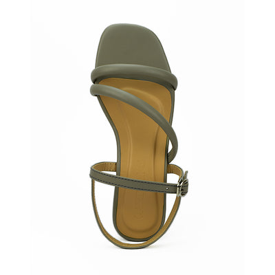 Cardams ECLB ED 00128 Beige/Black/Olive Green/Tan/White Women Heeled Sandals