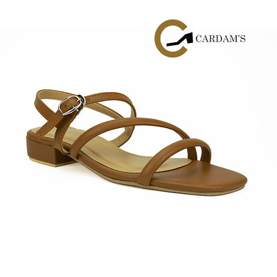 Cardams ECLB ED 00128 Beige/Black/Olive Green/Tan/White Women Heeled Sandals