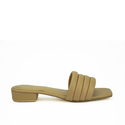 Cardams ECLB ED 00129 Beige/Black/White Women Heeled Sandals