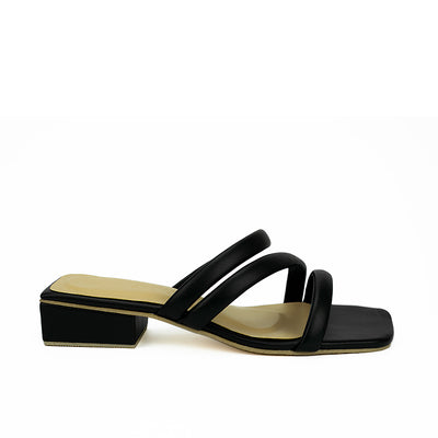 Cardams ECLB ED 00130 Beige/Black/White Women Heeled Sandals