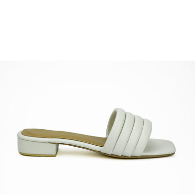 Cardams ECLB ED 00129 Beige/Black/White Women Heeled Sandals