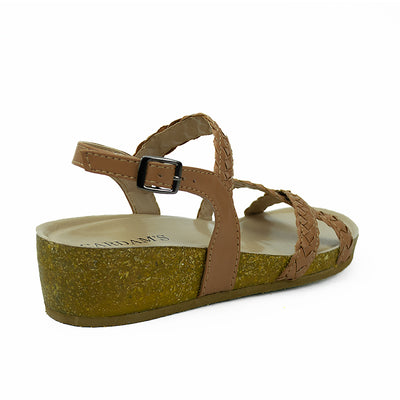 Cardams ECLB EPVS 00098 Beige/Camel Women Wedge