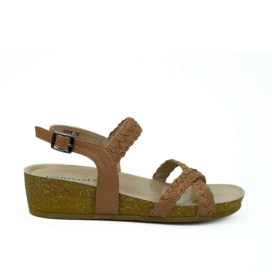 Cardams ECLB EPVS 00098 Beige/Camel Women Wedge
