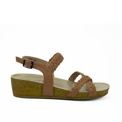 Cardams ECLB EPVS 00098 Beige/Camel Women Wedge