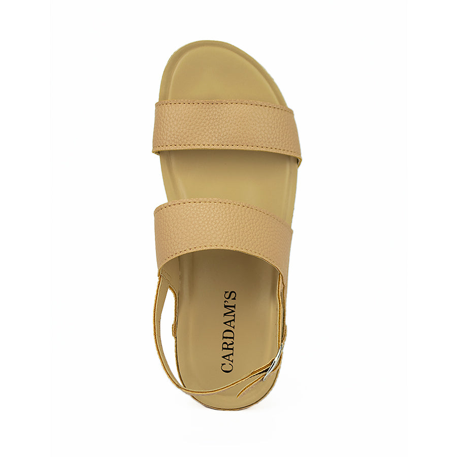 Cardams ECLB EPVS 00101 Dark Brown/Nude Women Wedge Sandals