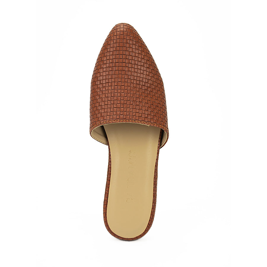 Cardams ECLB LNE 00118 Brown/Cream/Tan Women Mules