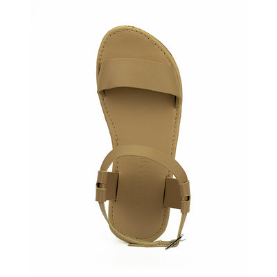 Cardams ECLB LNE 00119 Beige/Black Women Wedge Sandals