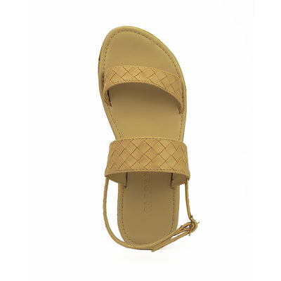 Cardams ECLB LNE 00120 Beige/Silver/Tan Women Wedge Sandals