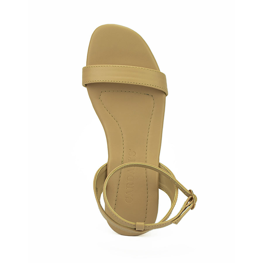 Cardams ECLB LNE 00131 Beige Women Wedge Sandals