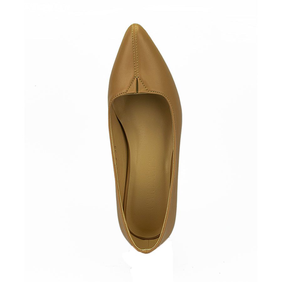 Cardams ECLB MAR 00079 Beige/Black Women Pumps