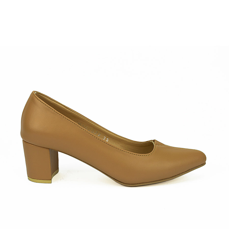 Cardams ECLB MAR 00079 Beige/Black Women Pumps