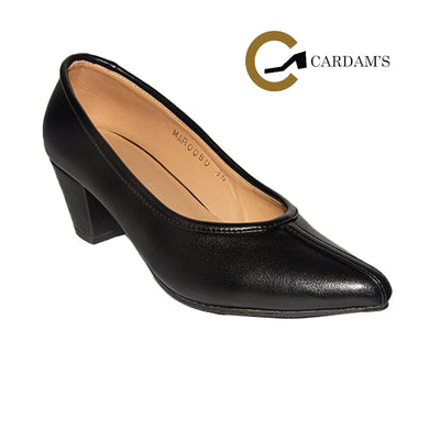 Cardams ECLB MAR 00080 Black/Brown Women Pumps
