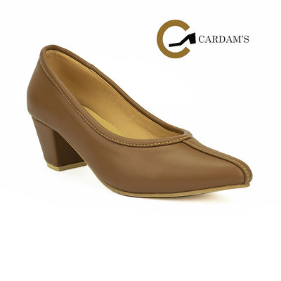 Cardams ECLB MAR 00080 Black/Brown Women Pumps