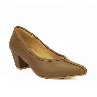 Cardams ECLB MAR 00080 Black/Brown Women Pumps