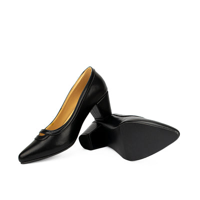 Cardams ECLC MAR 00081 Beige/Black Women Pumps