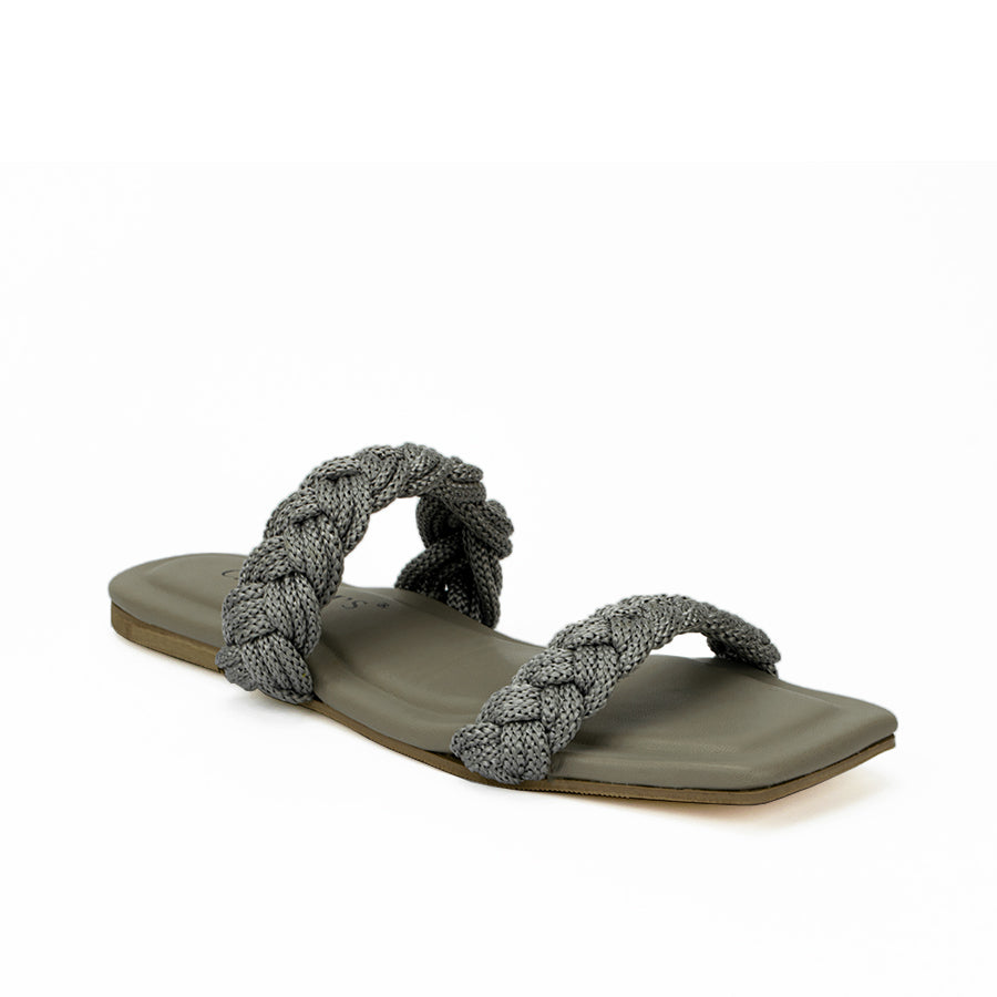 Cardams ECLB ERM 00095 Gray/Light Brown Women Flats