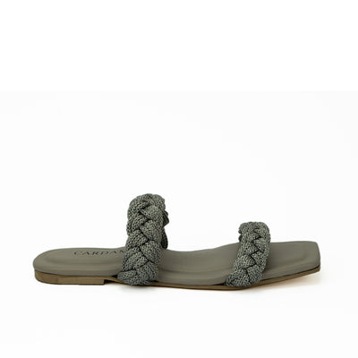 Cardams ECLB ERM 00095 Gray/Light Brown Women Flats