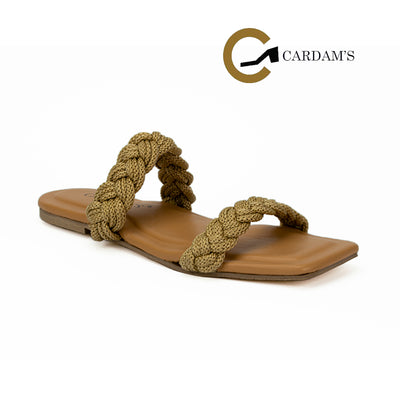 Cardams ECLB ERM 00095 Gray/Light Brown Women Flats