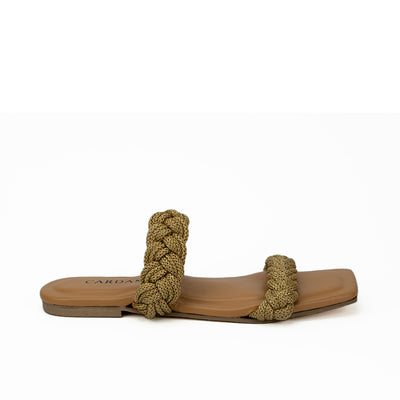 Cardams ECLB ERM 00095 Gray/Light Brown Women Flats