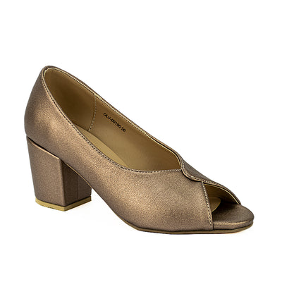 Cardams ECLB OLV 00195 BLACK/COPPER PUMPS