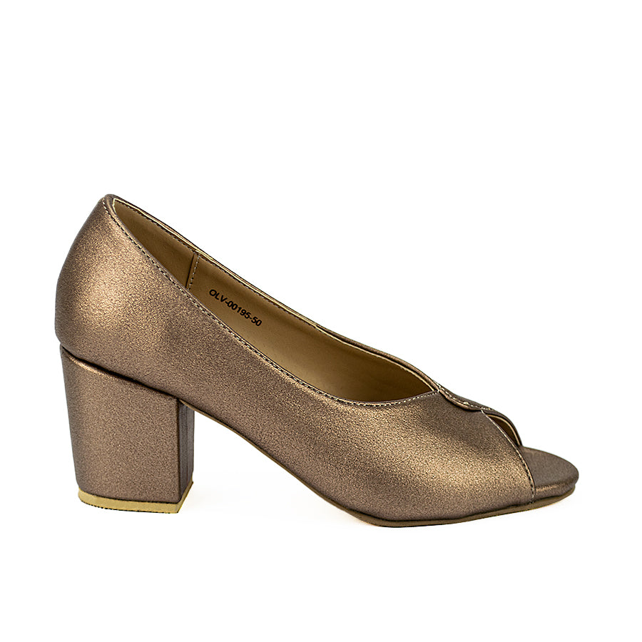 Cardams ECLB OLV 00195 BLACK/COPPER PUMPS