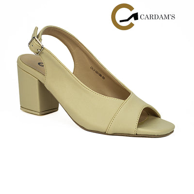 Cardams ECLB RSS 00196 Beige/Black Women Heeled Sandals