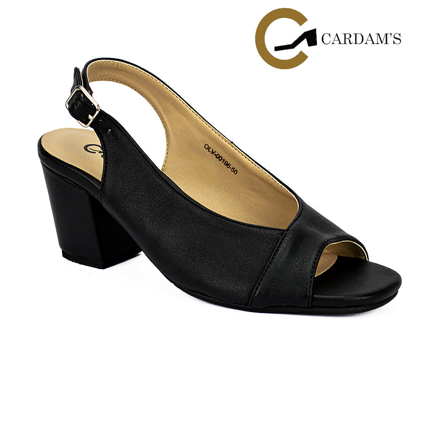 Cardams ECLB RSS 00196 Beige/Black Women Heeled Sandals